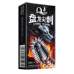 New ultra-thin condoms with clitoral irritation and fang-like texture 10 pieces/box