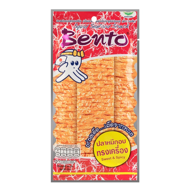Dried Squid Snack Spicy Flavor, 20g - Yamibuy.com