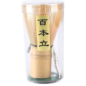 First-rate 日式抹茶搅拌刷【百本立】抹茶茶筅刷子 茶道专用 起泡工具 宋代点茶工具 抹茶碗茶筅立茶 拨搅拌刷竹筅 1个