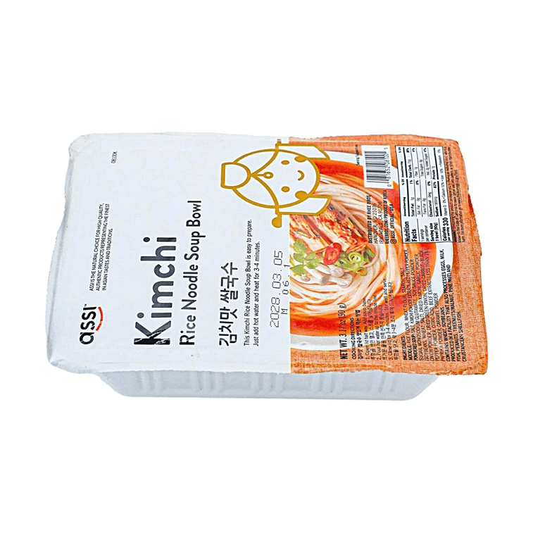 韩国ASSI BRAND 3分钟速食泡菜味汤米线 碗装 90g 4