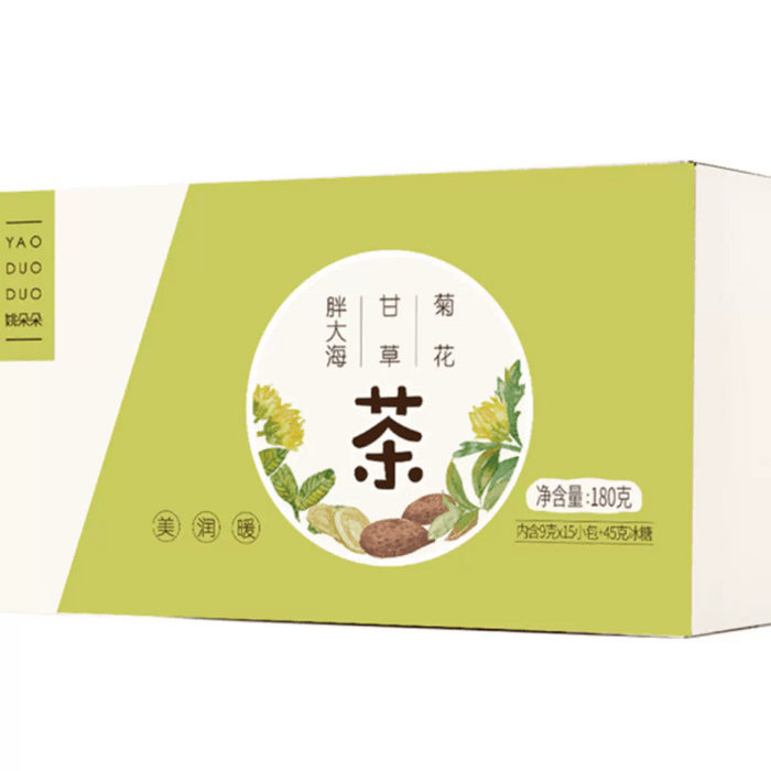 [중국 직배송] 야오둬둬 방다해, 감초, 국화차 180g