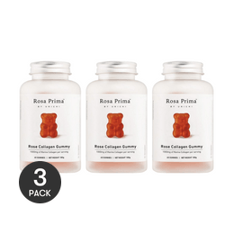 Rose Collagen Gummy 60 pcs*3【Value Pack of 3 Bottles per Cycle】