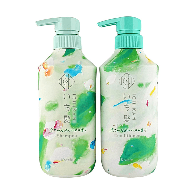 Refreshing Japanese Mint Shampoo & Conditioner Set 15.2 oz+15.2 oz Limited Edition 7