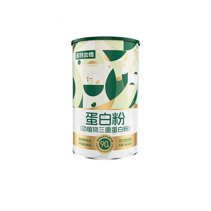 【中国直邮】 诺特兰德 蛋白粉动植物三重蛋白粉100g/罐