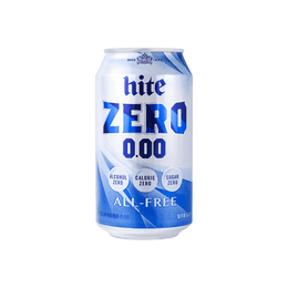 韩国HITE 啤酒风味碳酸饮料 0酒精 335ml【0糖 0脂 0卡】