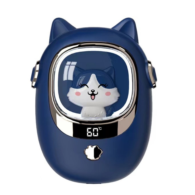 Hand Warmer Usb Mini Portable Rechargeable Explosion-proof Cartoon Night Light Phantom Blue 3000 Mah