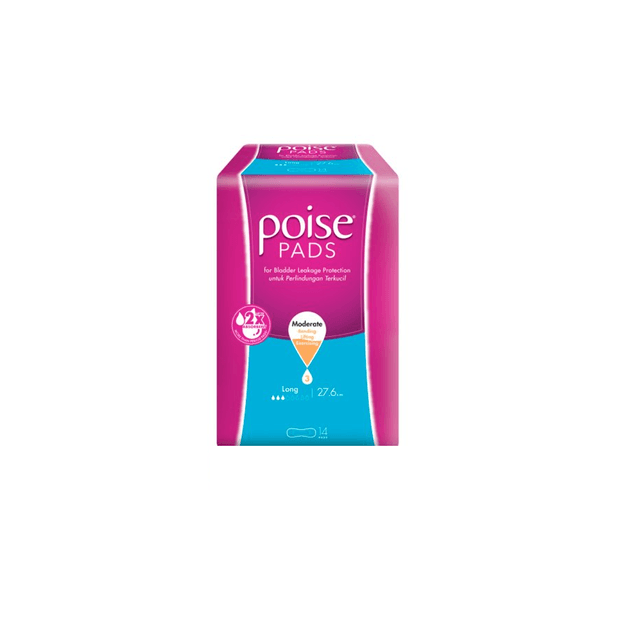 商品详情 - 【马来西亚直邮】马来西亚 POISE  用于膀胱漏液保护长形卫生棉  27.6cm 14pcs - image  0