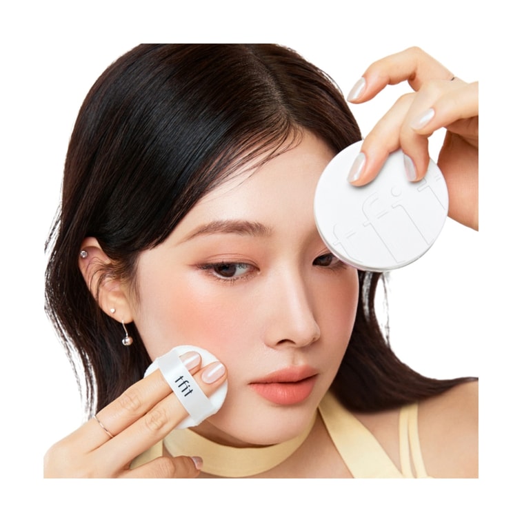 韩国 媞妃特 透明定妝蜜粉 03 綠色 0.24 oz 5