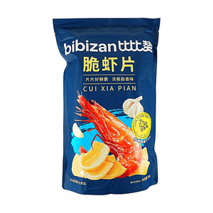 Crispy Shrimp Chips Garlic Flavor 6.3oz 【Crispy Slices】【Rich Garlic Flavor】