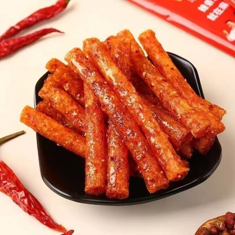 Spicy nostalgic gluten snack, slightly numbing and slightly spicy, 18g*5 packs 7