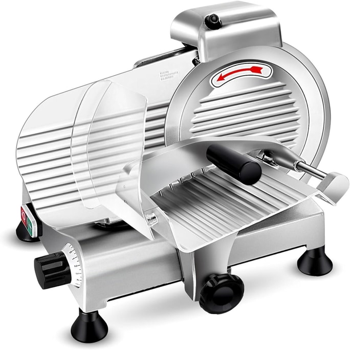 Zomagas 210W Electric Meat Slicer Machine For Home And Commercial【Yami Exclusive】