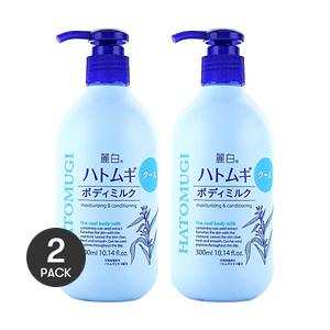 바디 로션, 시원하고 가벼운 질감, 천연 율무향, 피부톤 개선 및 수분 공급, 290ml *2개입