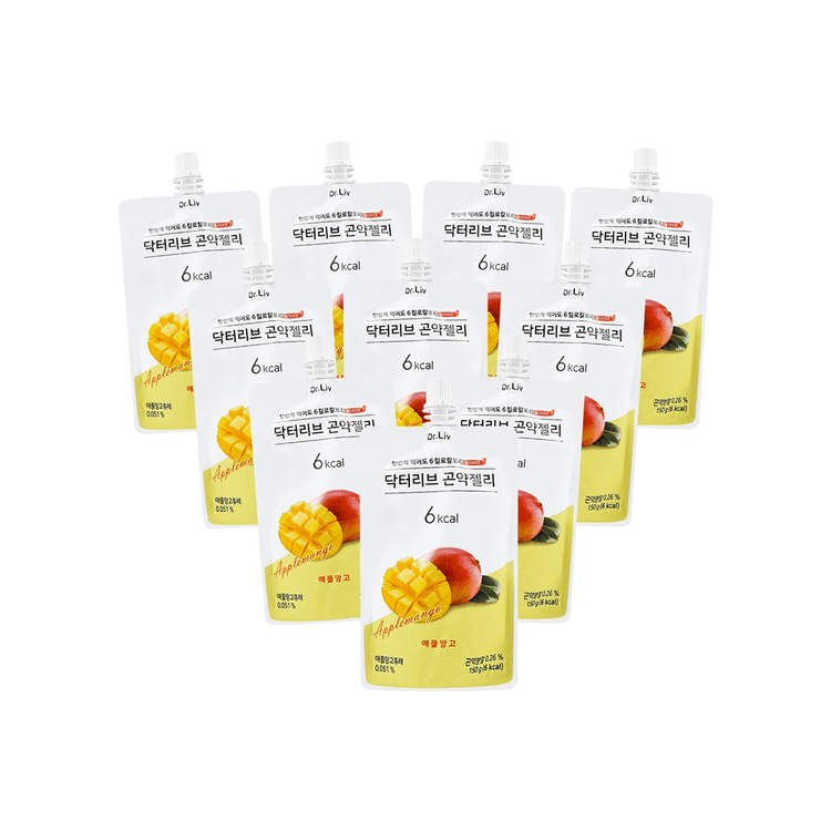 DR.LIV Low Sugar and Low Calorie Konjac Jelly Mango Flavor 150g