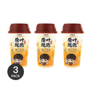 香飘飘 原叶现泡 幽兰珍珠奶茶 58g *3【3份超值装】【珍珠奶茶 锡兰红茶底】