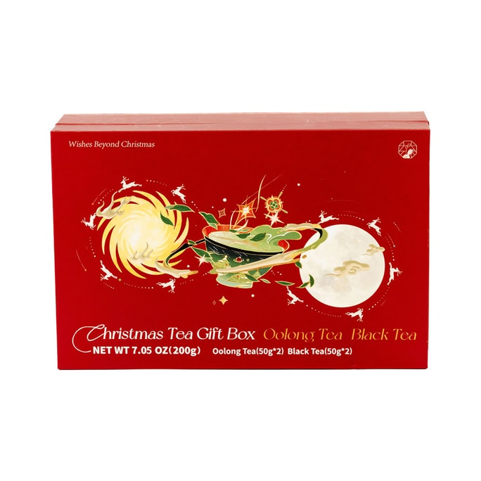 【ChaYanYueSe Official Store】Christmas Tea Gift Box 200g