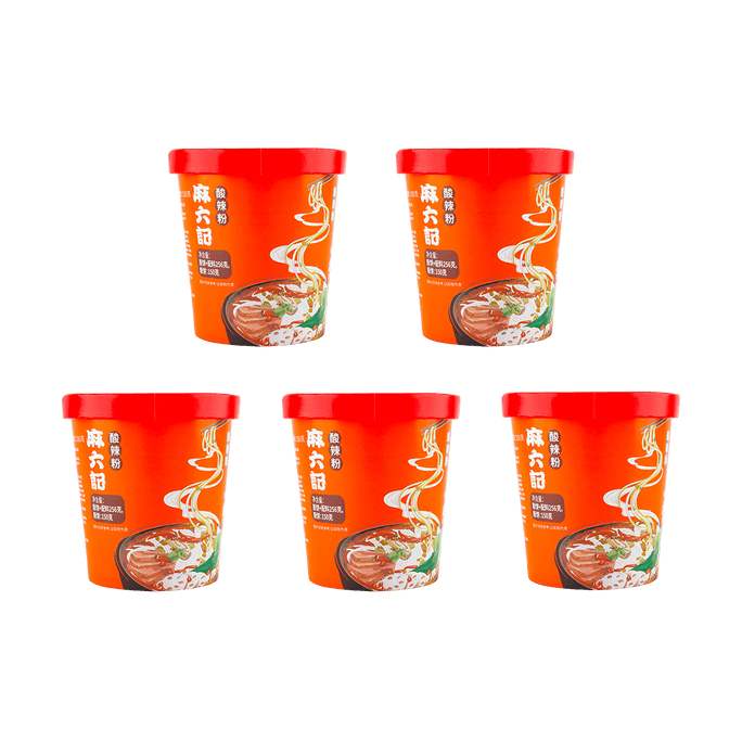 Spicy and Sour Chewy Glass Noodle 9.03oz*5 【Value Pack】
