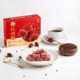 徐福记 红妍酥 五红食材中式糕点 6枚入 150g【皮酥馅柔 浓郁醇香】【下午茶点心】