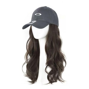 New Style American Retro 3D Embroidered Baseball Cap Womens Internet Famous Trendy Brand Personalized Street Trucker Cap Brown Black Baseball Cap Including One Wig Cap