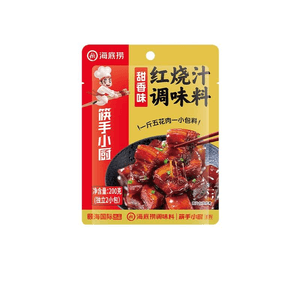【中国直邮】海底捞 筷手小厨红烧肉调味料家用酱料猪蹄肉排骨酱汁料 200g*1袋
