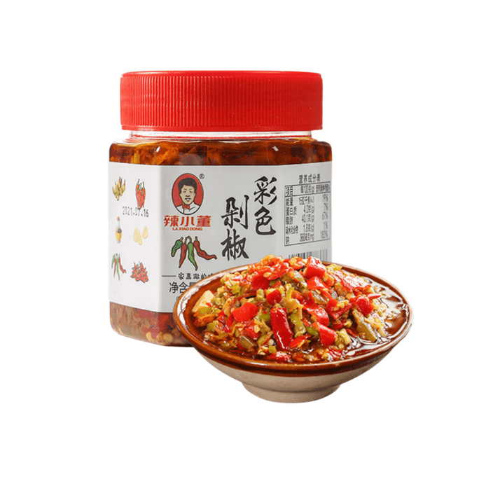 Multi-colored Chopped Chili Sauce - A Savory Appetizer 280g