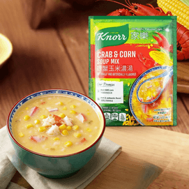 KNORR家乐 蟹皇玉米浓汤 3人份 46g【蟹香浓郁】【顺滑浓稠】