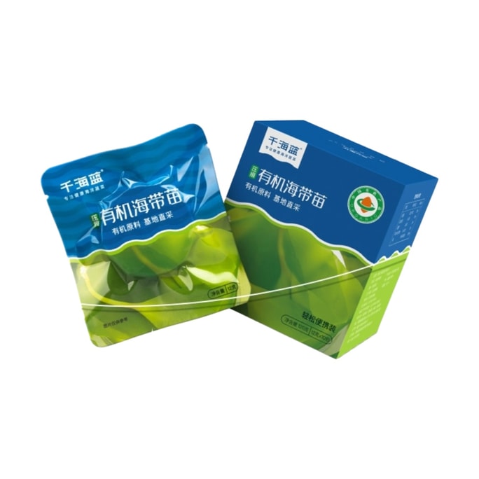 【中国直送】千海蘭 有機圧縮昆布苗 乾物 12g×10個