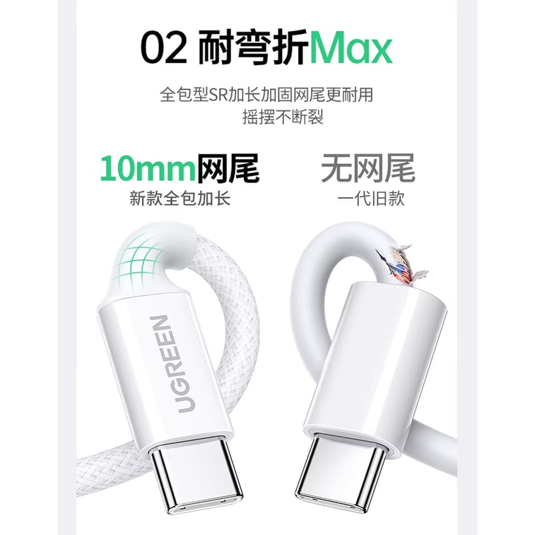 Blue 1m 1pc Charging Cable USB to Type-C For iPhone 15-17 & For Android Phones FBMQC 4