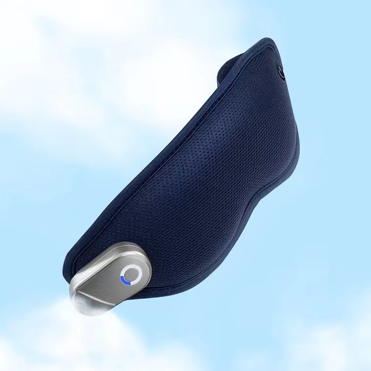 【兩種款式隨機出貨 功能完全一樣】智慧充電護眼儀眼部按摩儀冷熱敷震動眼罩 藍色 1件 4