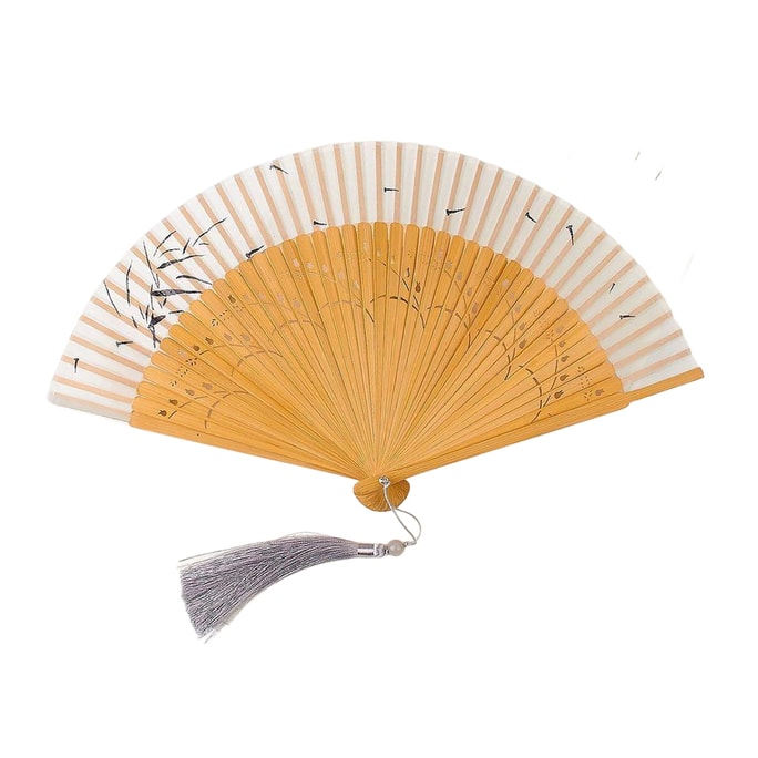 【中國直郵】 FaSoLa Life 古風折扇 蒼墨 1把 新中式國風 折疊竹扇 舞蹈用