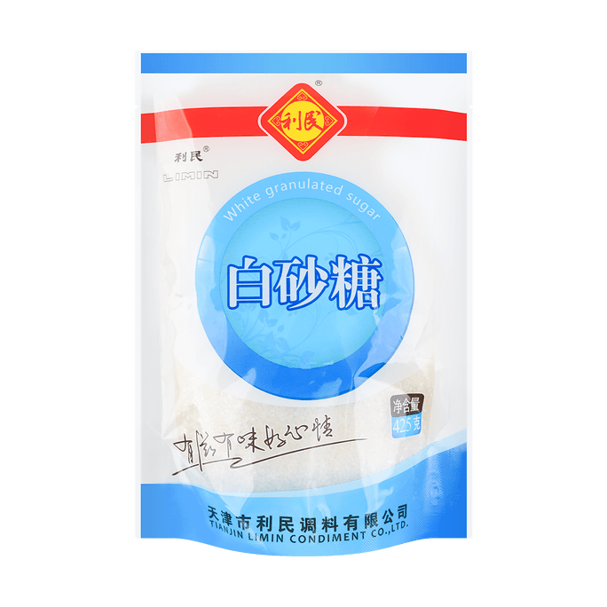 【天津特产】利民 白砂糖 优质白糖 425g