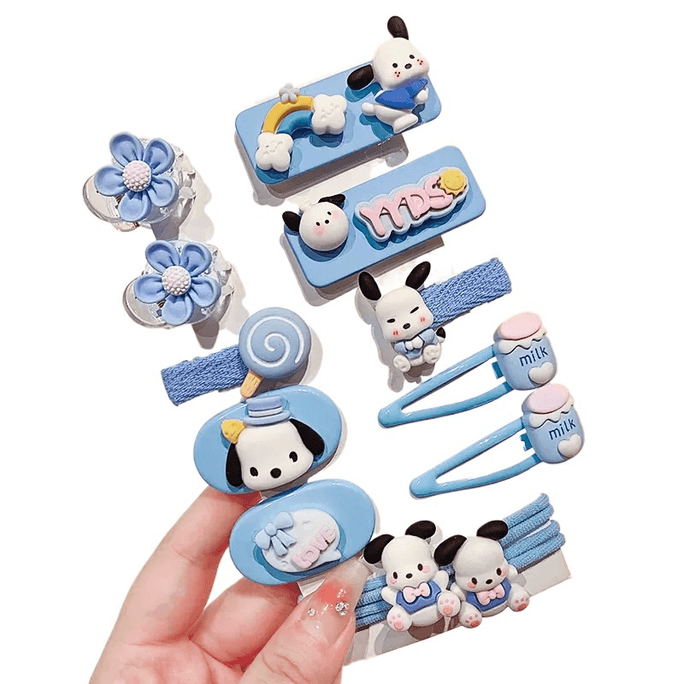 Blue Flower 12-piece Set (paperless Card In Bag)