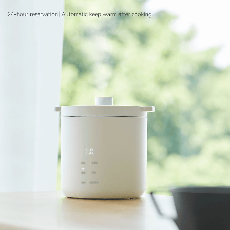 Mini Electric Rice Cooker with Steamer – 1.2L Capacity | 110–120V | Ideal for Dorm, Apartment & Single Living 8