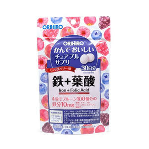 【日本直郵】 日本 ORIHIRO 綜合營養素 120 鐵葉酸天然維生素