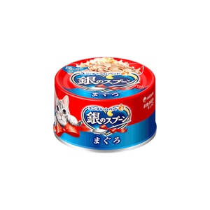 【日本直郵】UNICHARM尤妮佳 銀匙鮪魚貓罐頭貓點心 70g