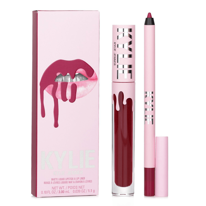 Kylie Cosmetics Matte Lip Kit: Matte Liquid Lipstick 3ml + Lip Liner 1.1g - # 403 Bite Me 2pcs