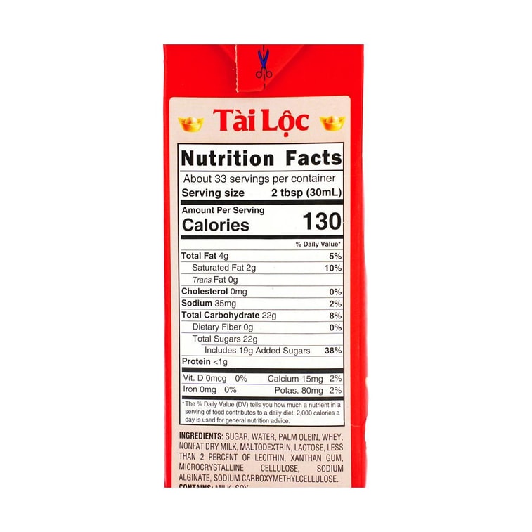 Tai Loc Sweetened Condensed Creamer,Tetra Pak, 45.3  oz【For DIY Beverages, Baking, Desserts And Cooking】 4