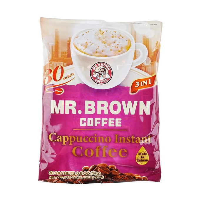 3-in-1 Coffee Cappuccino Flavor 17.99 oz