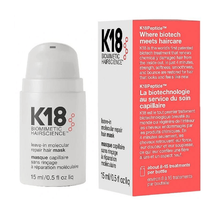 美国 K18 免洗修护发膜 15ml