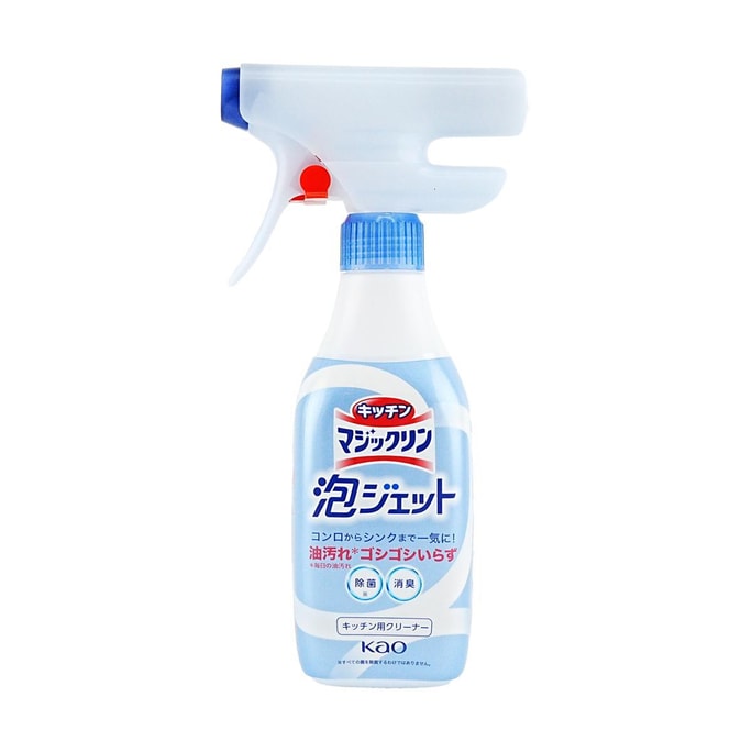 日本KAO花王 廚房泡沫清潔劑 去除油污除菌 370ml