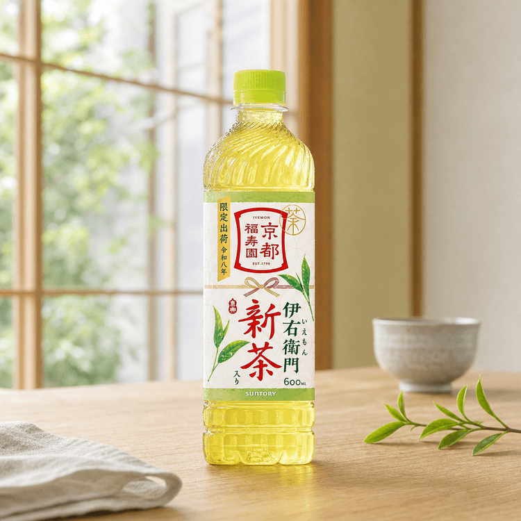 SUNTORY Iyemon Shincha Green Tea 20.3 fl oz Limited Edition First