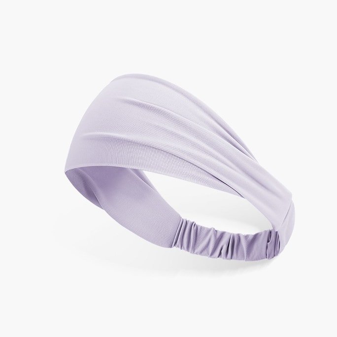 【中國直郵】GoloveJoy 運動髮帶 淺紫色/件 吸汗跑步束髮帶 戶外健身瑜伽