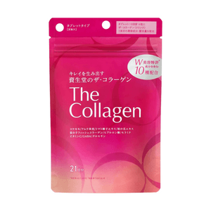 日本 SHISEIDO资生堂 胶原蛋白片 添加GABA成分 21日份 126粒/袋
