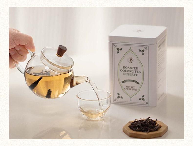 茶颜悦色 原叶茶-重焙乌龙茶,50g【焦香醇厚不苦涩 天然回甘层次丰富】古法炭火慢焙,浓郁焦香,入口顺滑无苦涩,持久天然回甘,滋味立体丰富,暖胃解腻