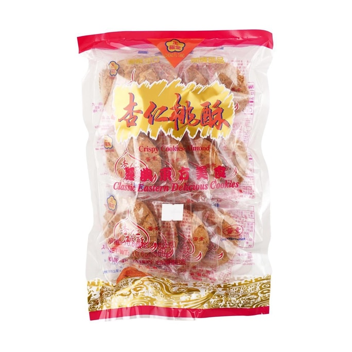 台湾正福堂 杏仁桃酥 300g【早餐下午茶点心】