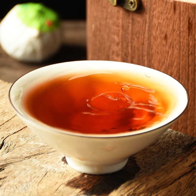 福茗源福茗源·黑色匠心韻小青柑普洱茶16粒茶+茶具5件套|柑香茶醇匠心雅