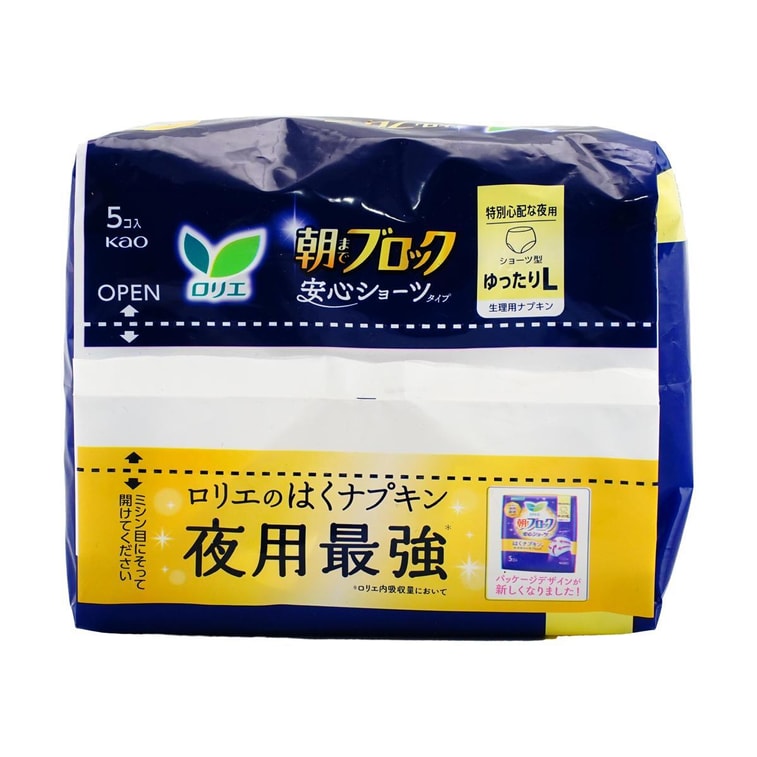 Leakproof Overnight Disposable Period Underwear for Women, Large, Loose Fit, 5ct 10