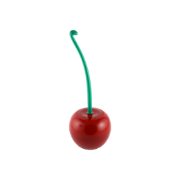 Cute Toilet Brush With Case Red Cherry