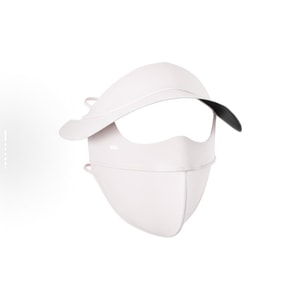 UV Protection Face Mask - Breathable Ice Silk Full Coverage Sun Shield for Women UPF50+ (Soft Pink) 1pc