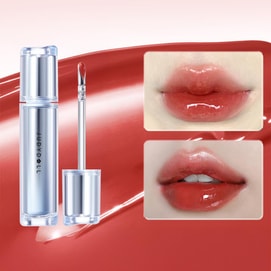 JUDYDOLL橘朵 冰熨斗唇釉 >86%精华护唇 镜面水光唇露口红 不沾杯玻璃唇素颜 2.4g #09 莫楂特冷萃 半熟山楂红【TikTok火爆】