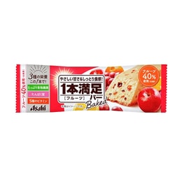 【日本直郵】朝日ASAHI 一本滿足 低卡代餐棒 水果味
